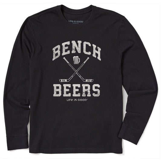 Men's Bench Beers Long Sleeve Crusher Tee