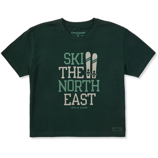 Women's Ski the North East Short Sleeve Crusher Boxy Tee