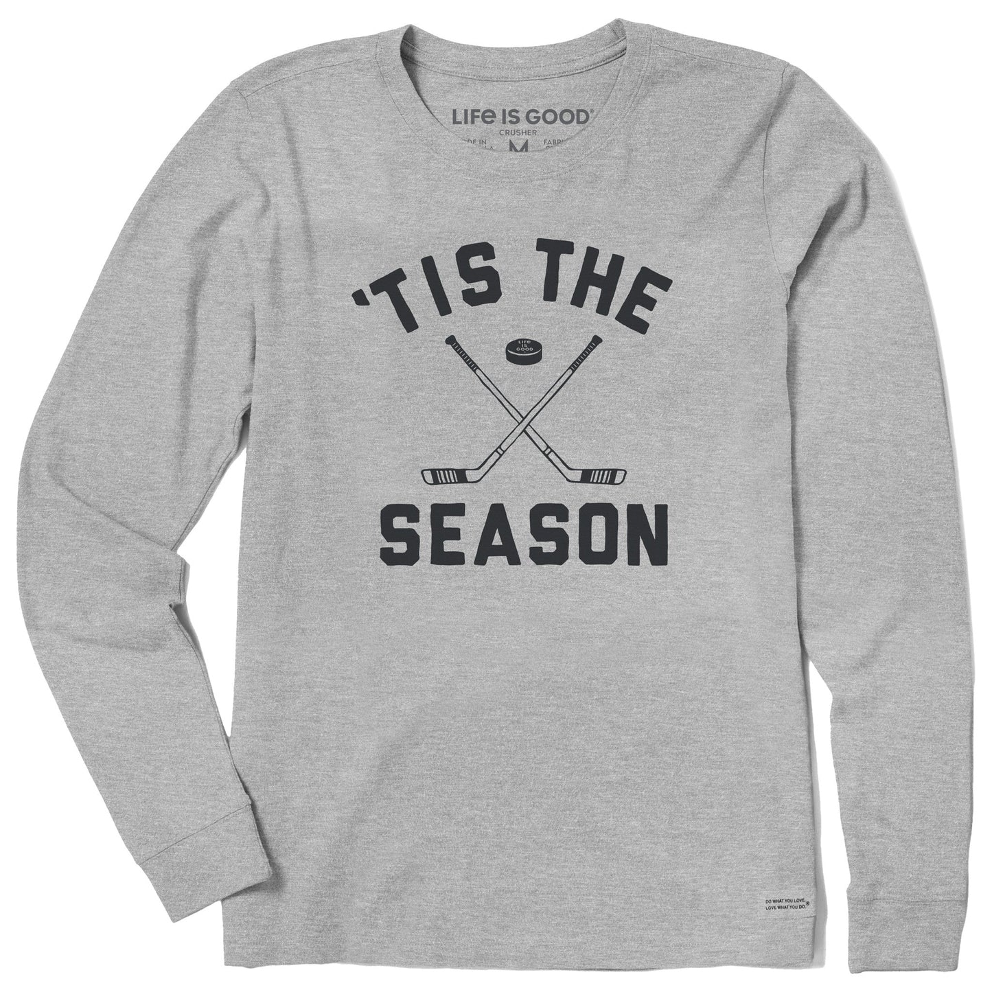 Women's Tis the Season Hockey Long Sleeve Crusher Tee