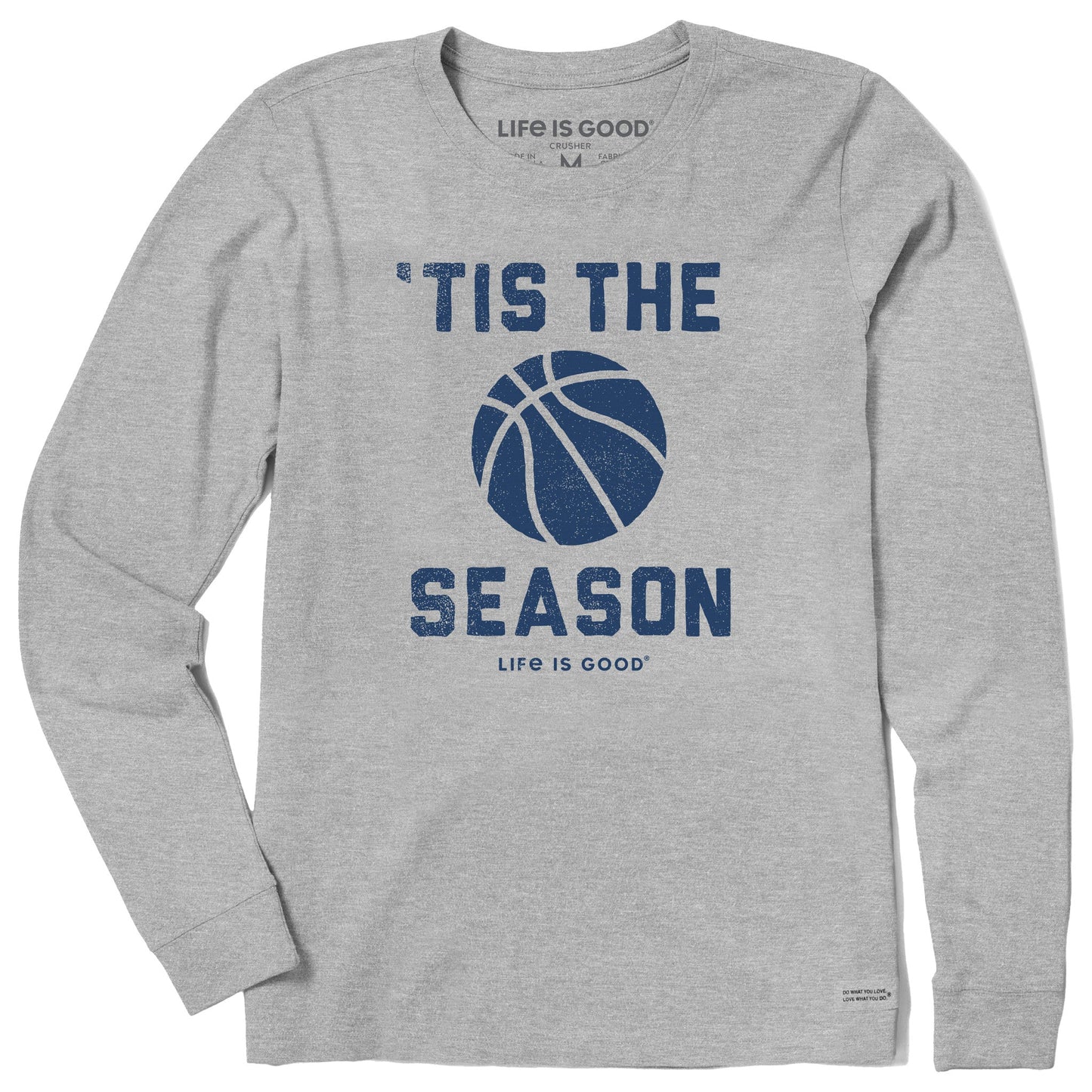 Women's Tis the Season Basketball Long Sleeve Crusher Tee
