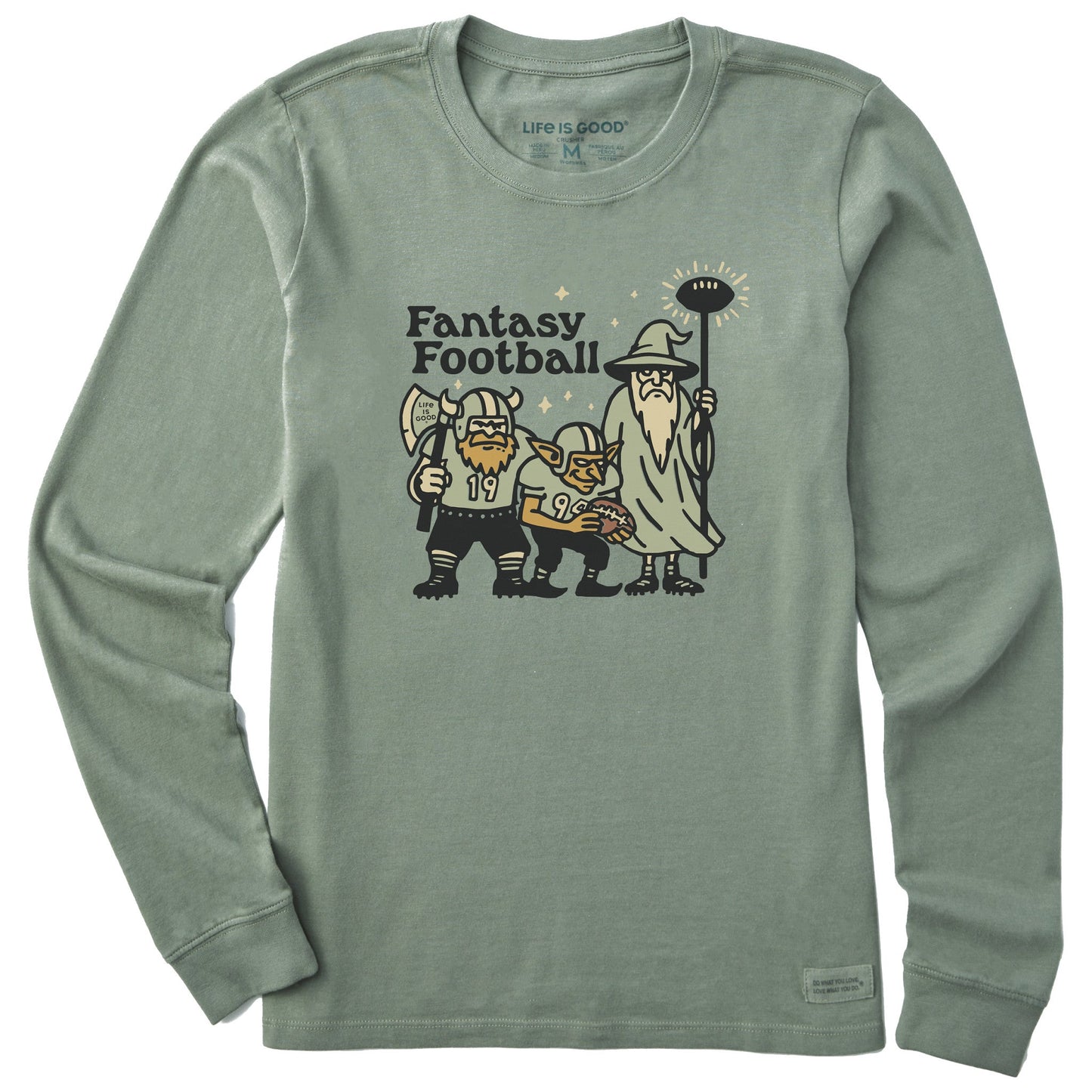 Women's Fantasy Football Trio Long Sleeve Crusher Tee