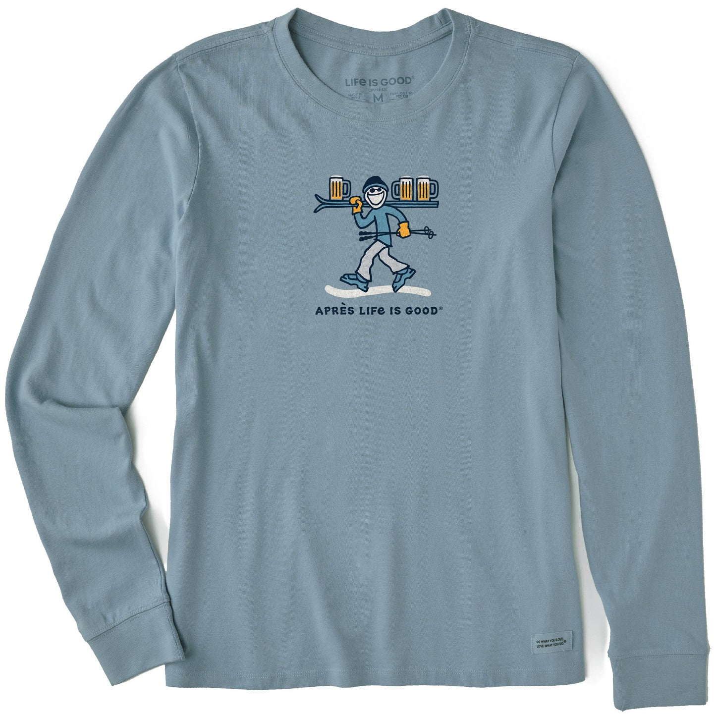 Women's Apres Life is Good Long Sleeve Crusher Tee