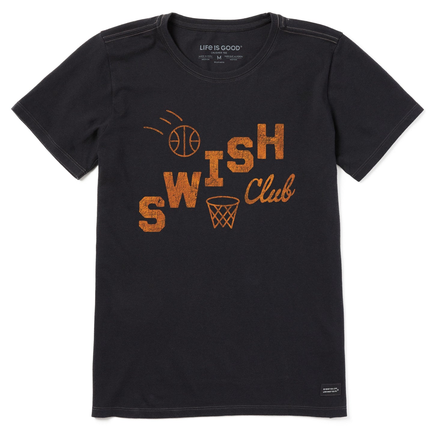 Women's Swish Club Short Sleeve Crusher Tee