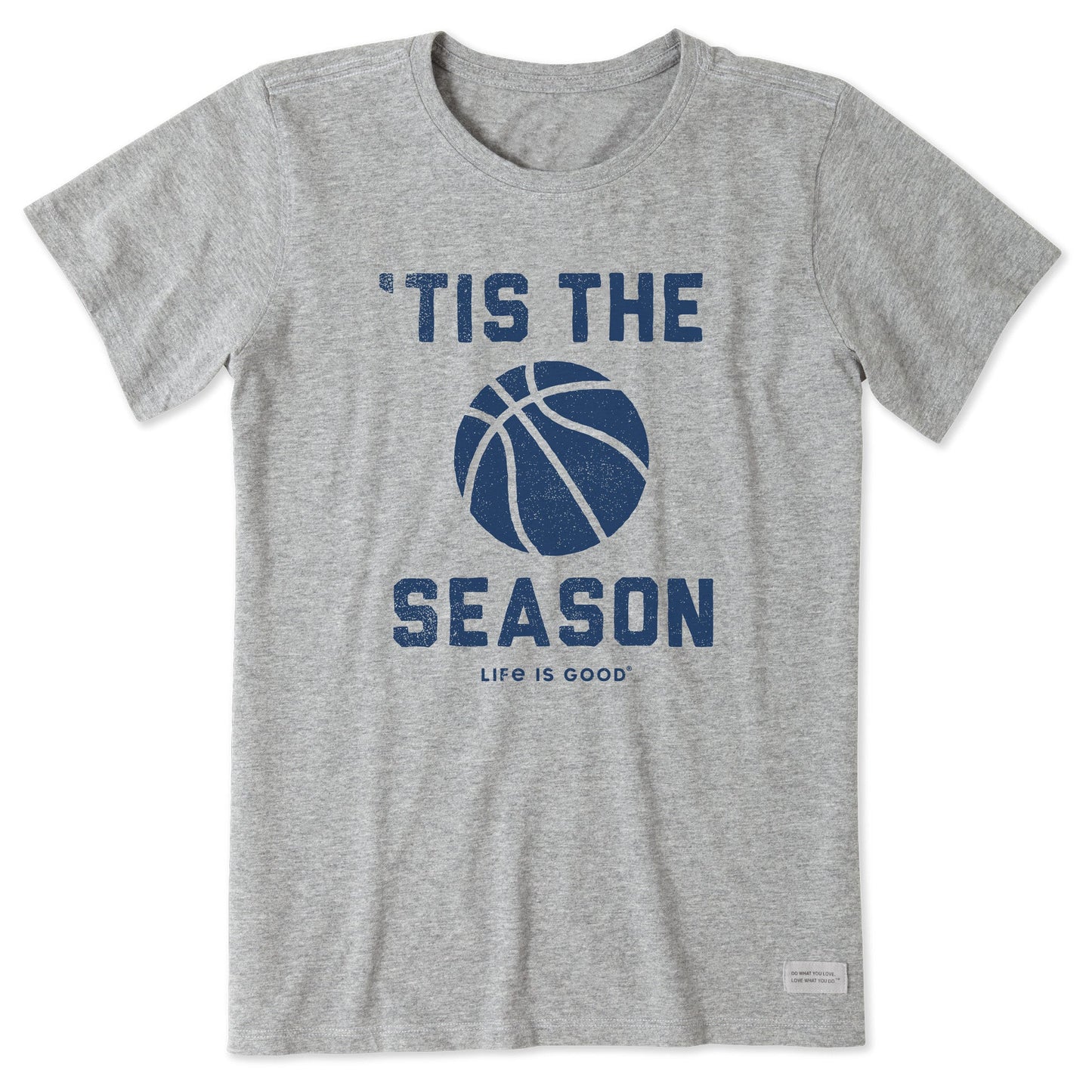 Women's Tis the Season Basketball Short Sleeve Crusher Tee