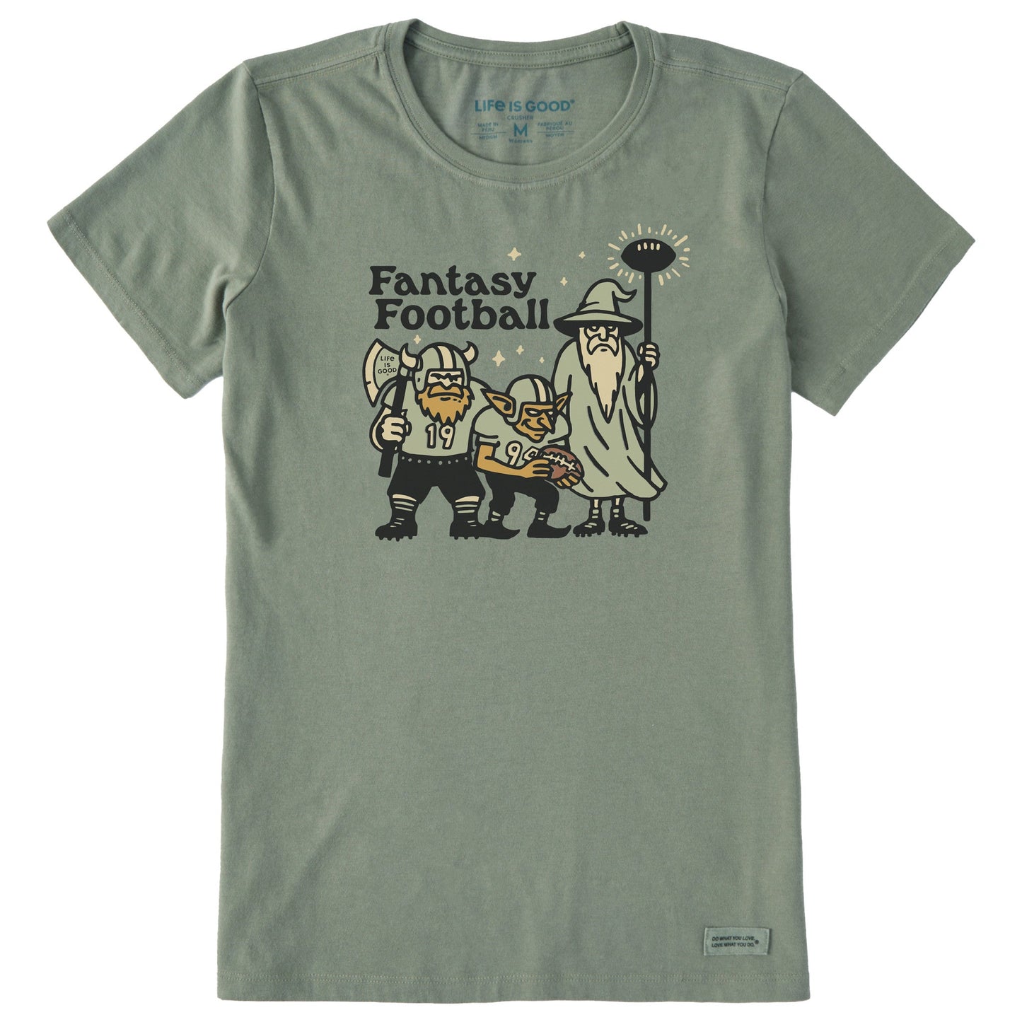 Women's Fantasy Football Trio Short Sleeve Crusher Tee