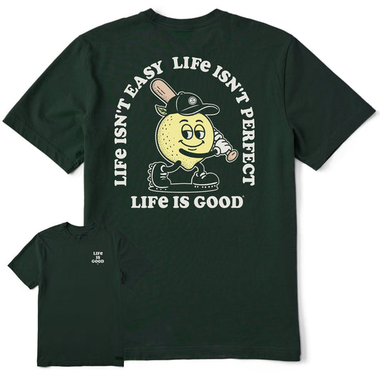 Men's Life Isn't Easy for a Lemon Short Sleeve Crusher Tee