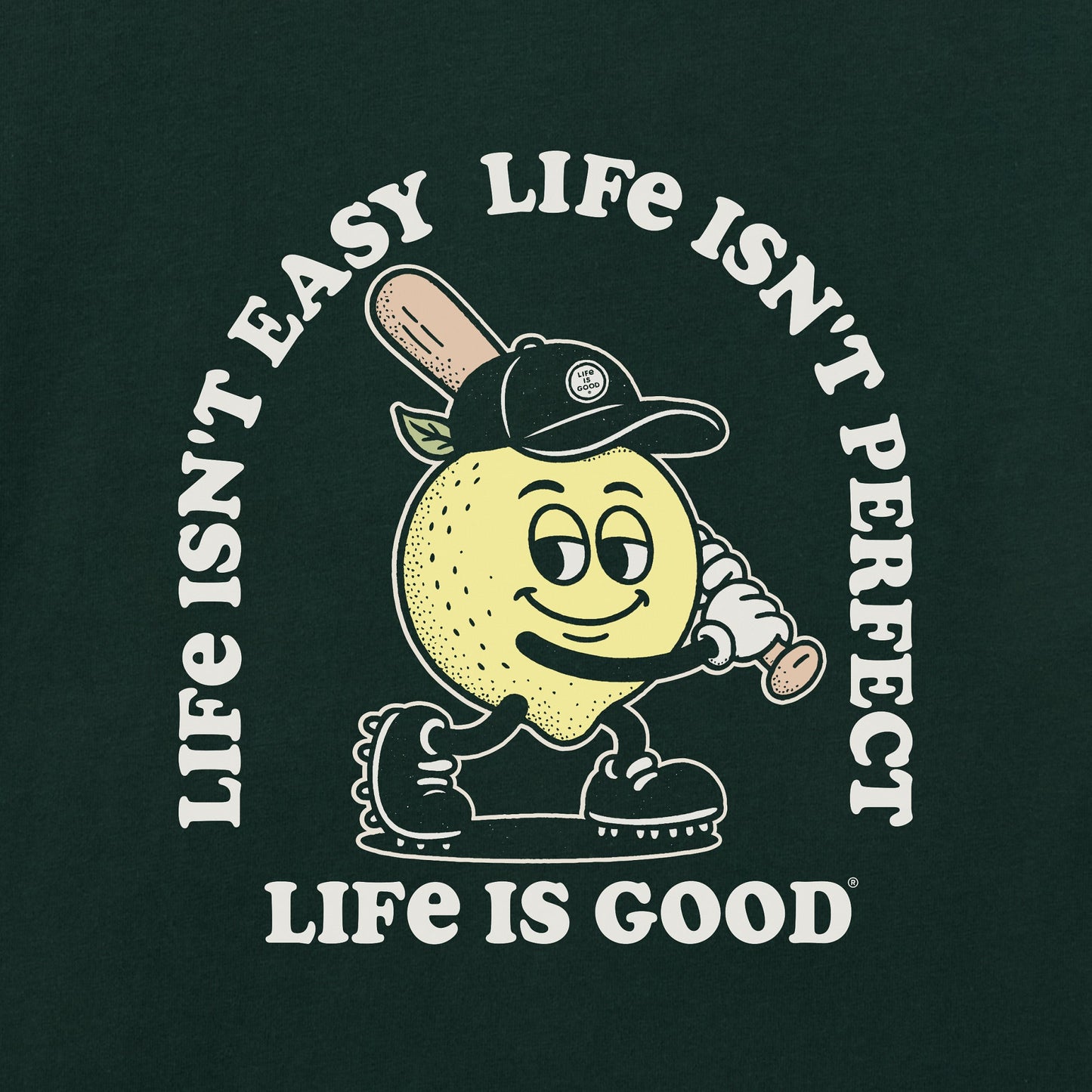 Men's Life Isn't Easy for a Lemon Short Sleeve Crusher Tee