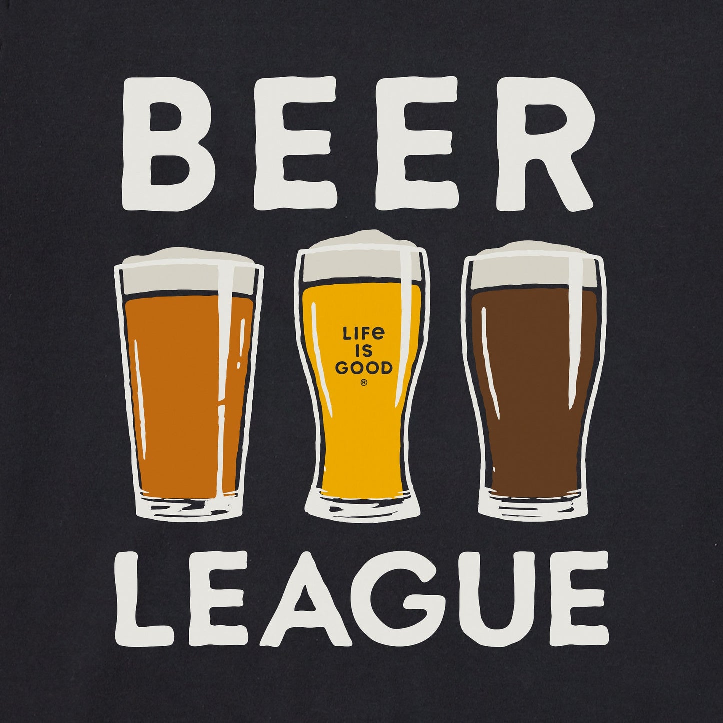 Men's Beer League Hockey Long Sleeve Crusher Tee