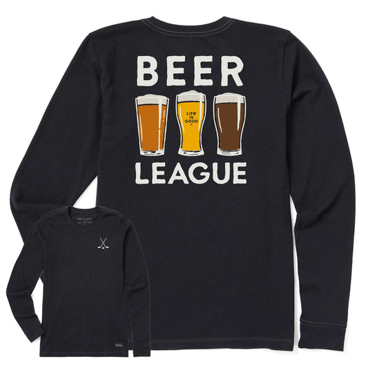 Women's Beer League Hockey Long Sleeve Crusher Tee