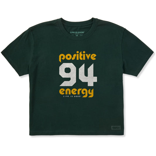 Women's Positive Energy jersey Short Sleeve Crusher Boxy Tee