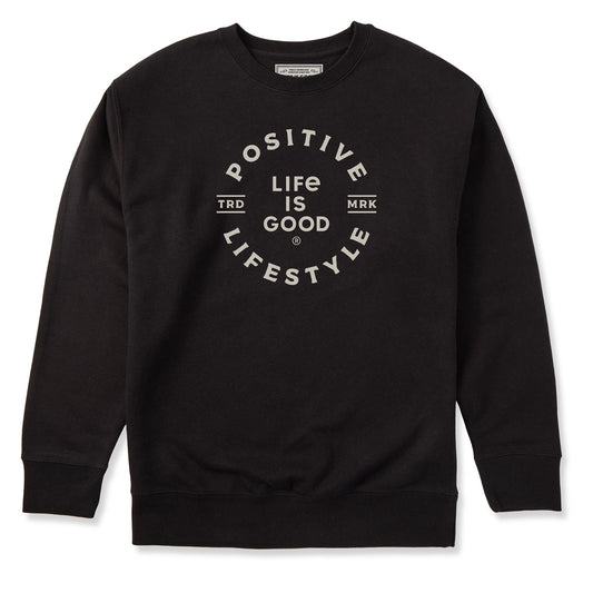 Adult Unisex Positive Lifestyle Circle Every Wear Crew Sweatshirt