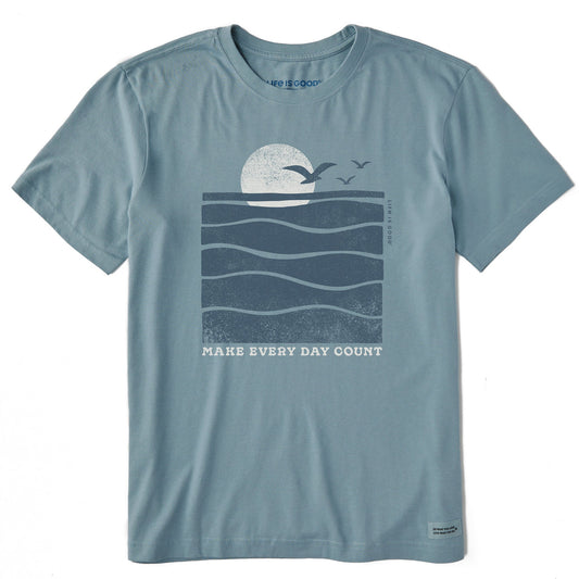 Men's Make Everyday Count Sunset Short Sleeve Crusher Tee