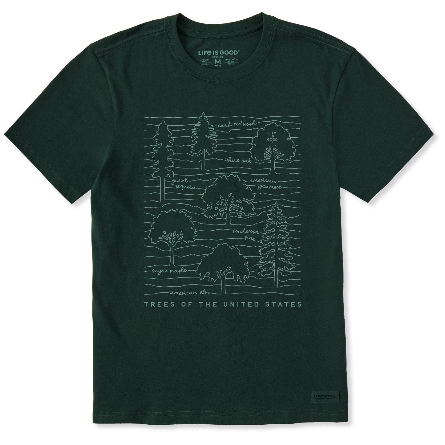Men's Trees of the United States Short Sleeve Crusher Tee