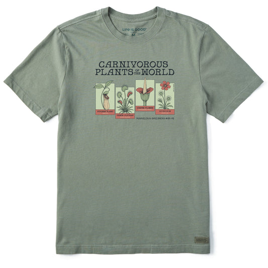 Men's Carnivorous Plants Short Sleeve Crusher Tee
