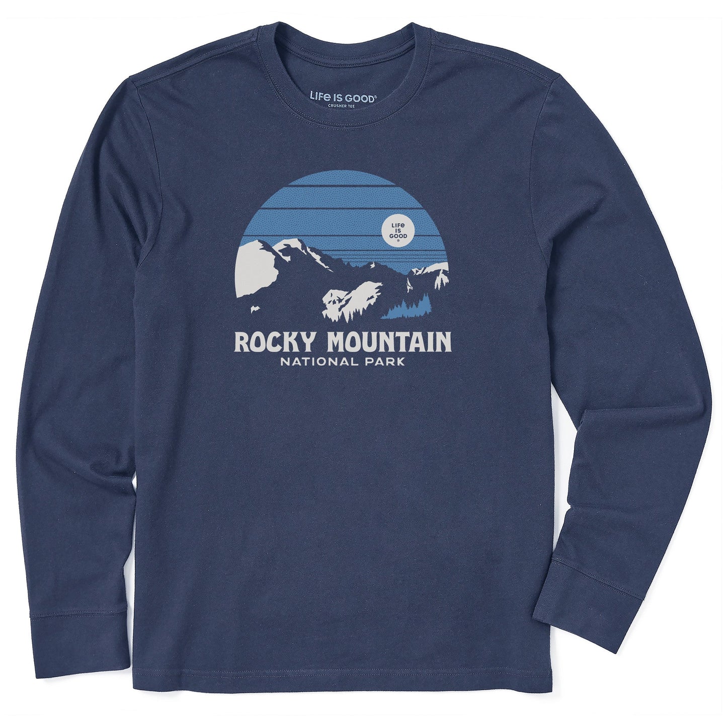 Men's Rocky Mountain National Park Long Sleeve Crusher Tee