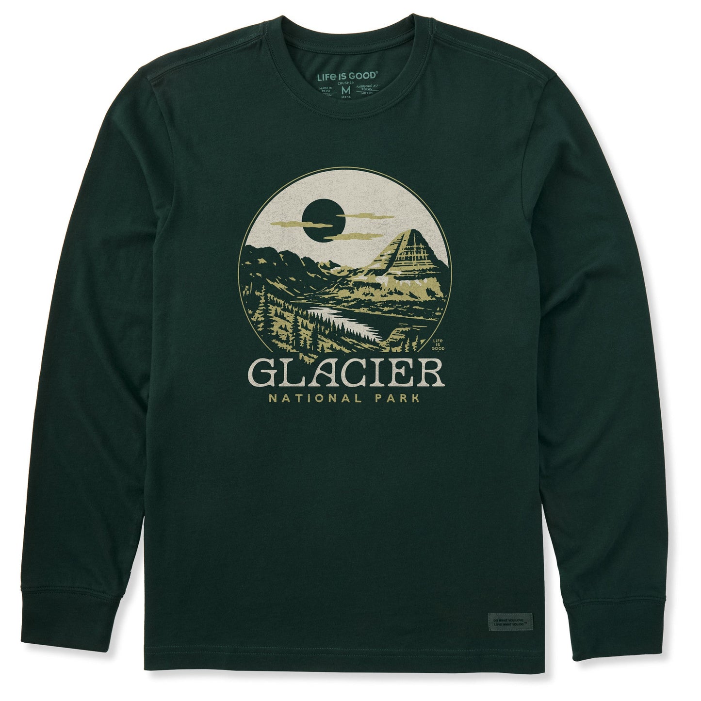 Men's Glacier Park Long Sleeve Crusher Tee
