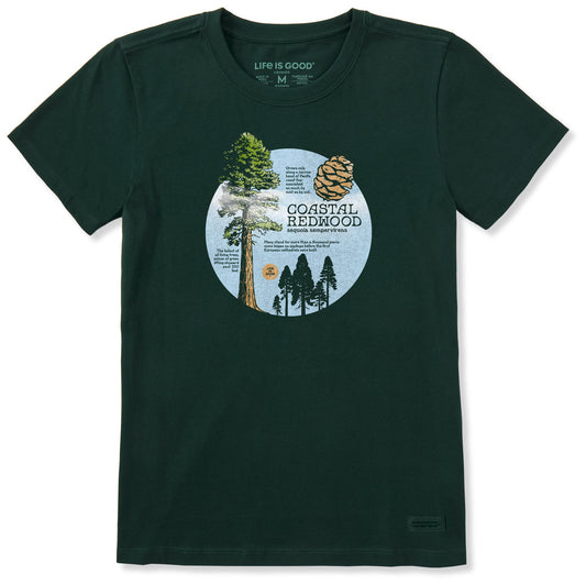 Women's Coastal Redwood Short Sleeve Crusher Tee