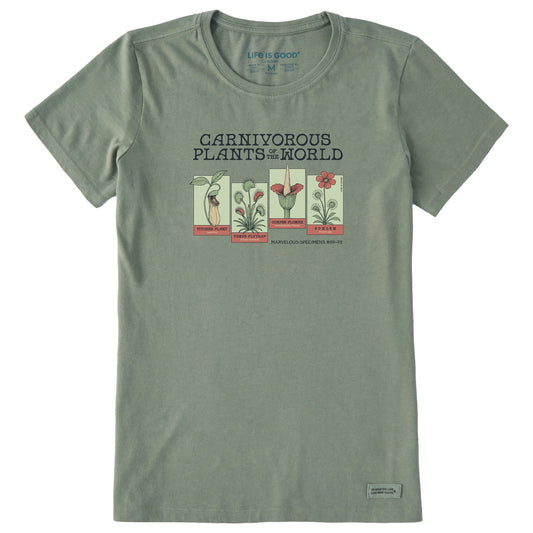 Women's Carnivorous Plants Short Sleeve Crusher Tee