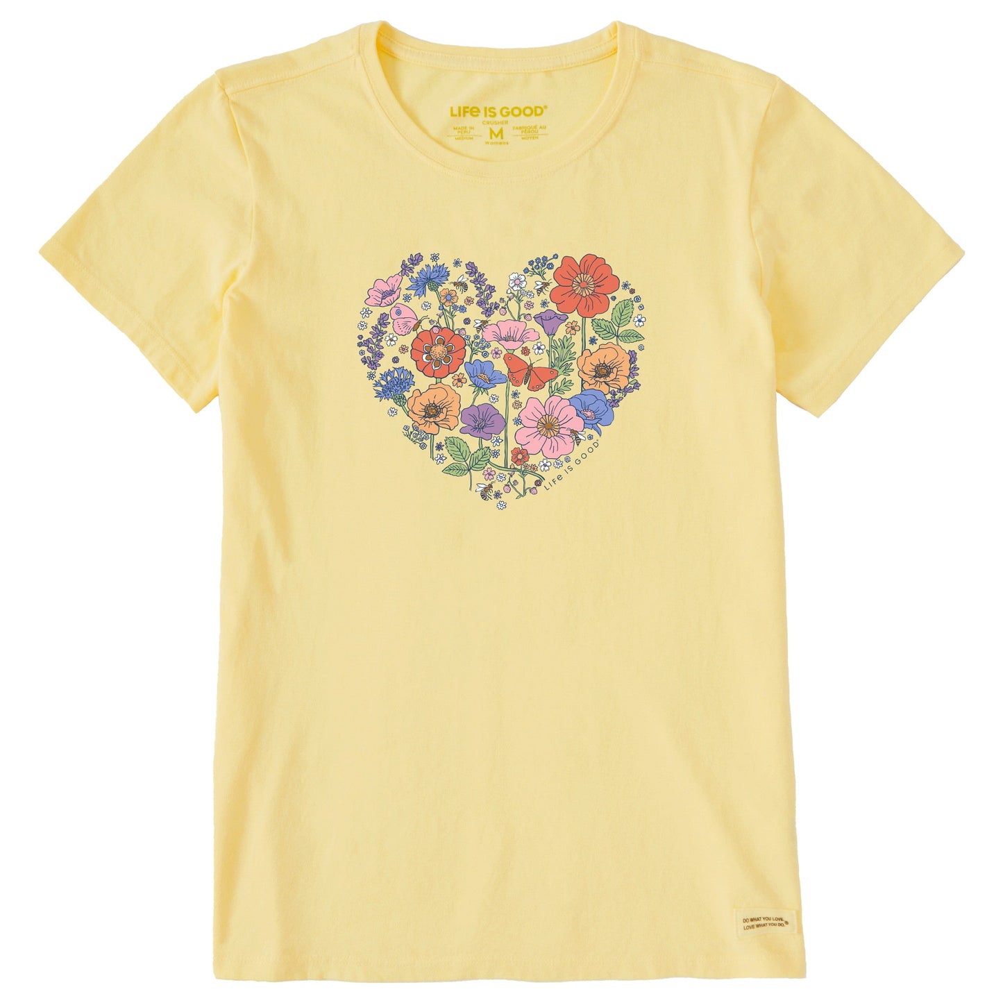 Women's My Wildflower Heart Short Sleeve Crusher Tee