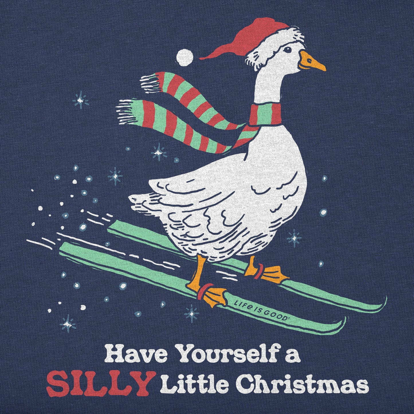 Kids Have Yourself a Silly Little Christmas Long Sleeve Crusher Tee
