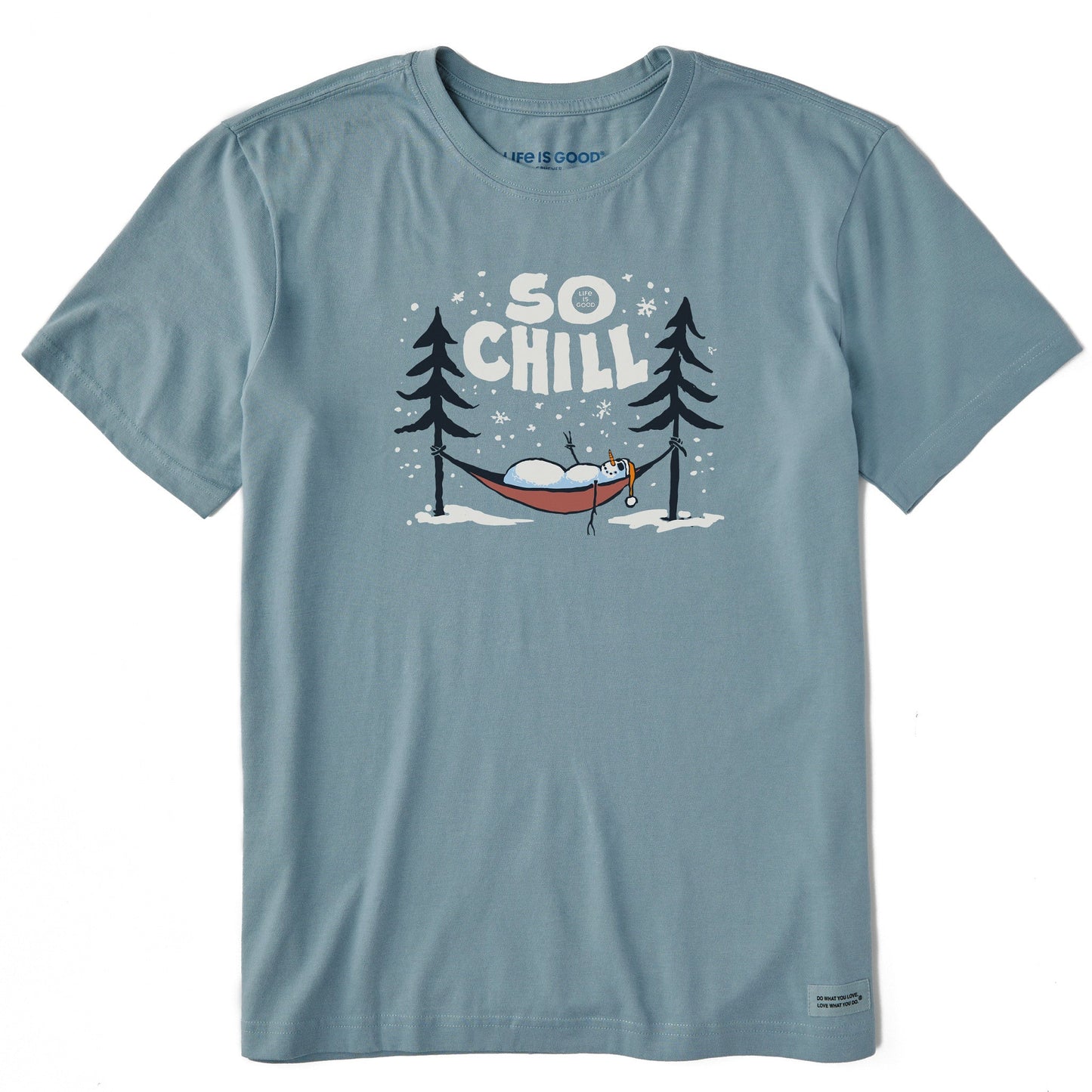 Men's So Chill Snowman Short Sleeve Crusher Tee