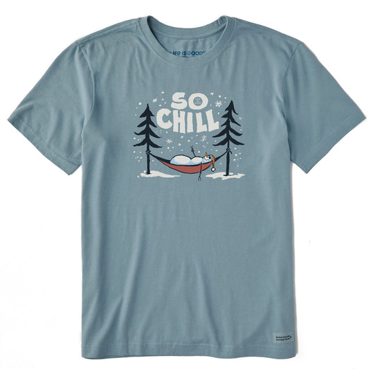 Men's So Chill Snowman Short Sleeve Crusher Tee