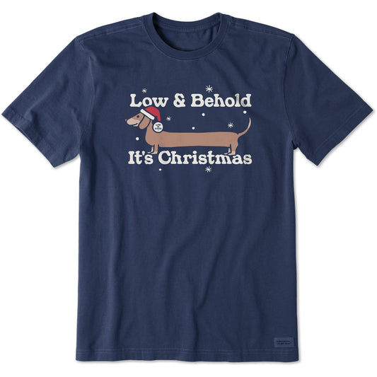 Men's Low and Behold Christmas Short Sleeve Crusher Tee
