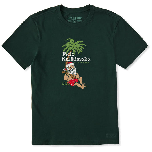 Men's Mele Kalikimaka Uke Short Sleeve Crusher Tee