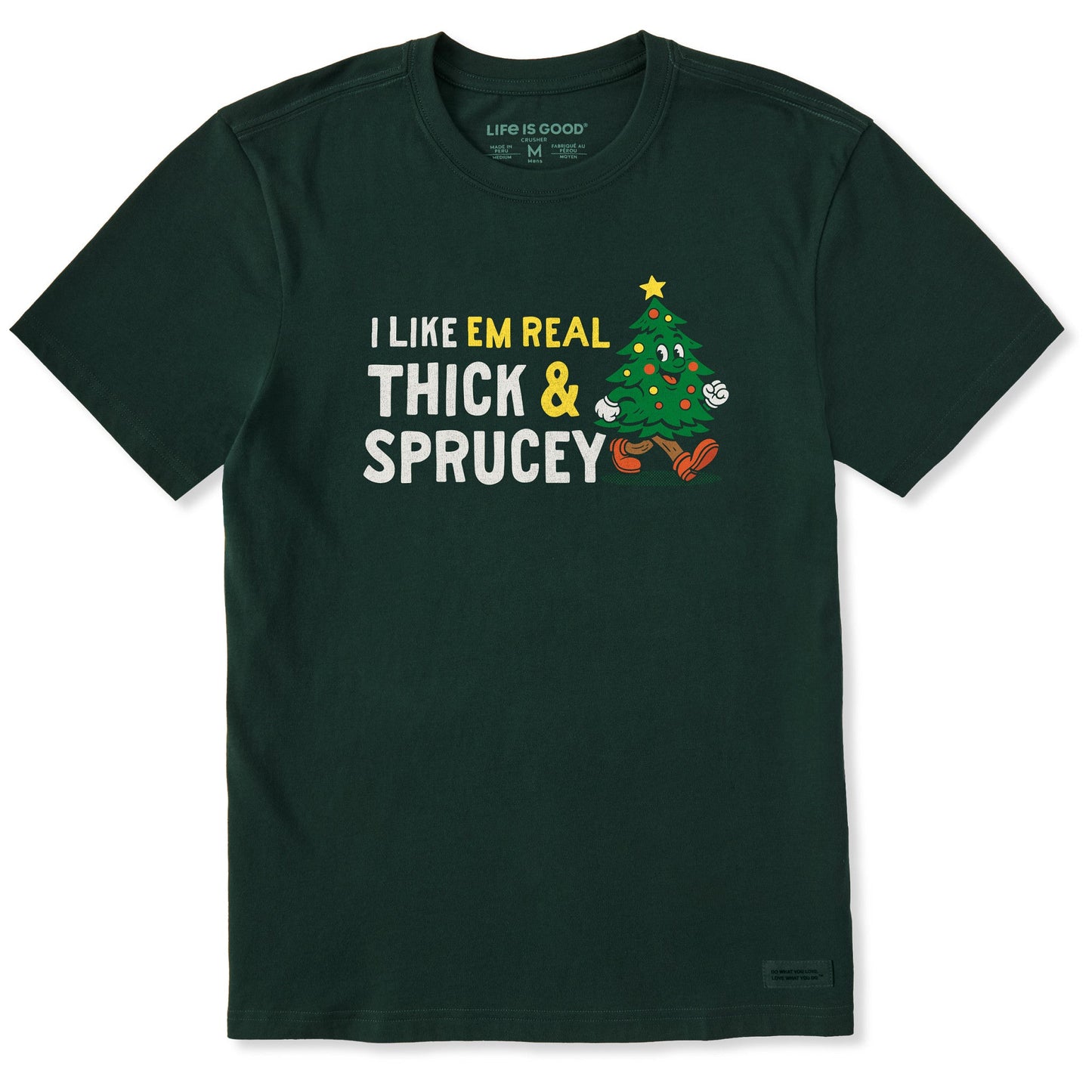 Men's Thick and Sprucey Short Sleeve Crusher Tee