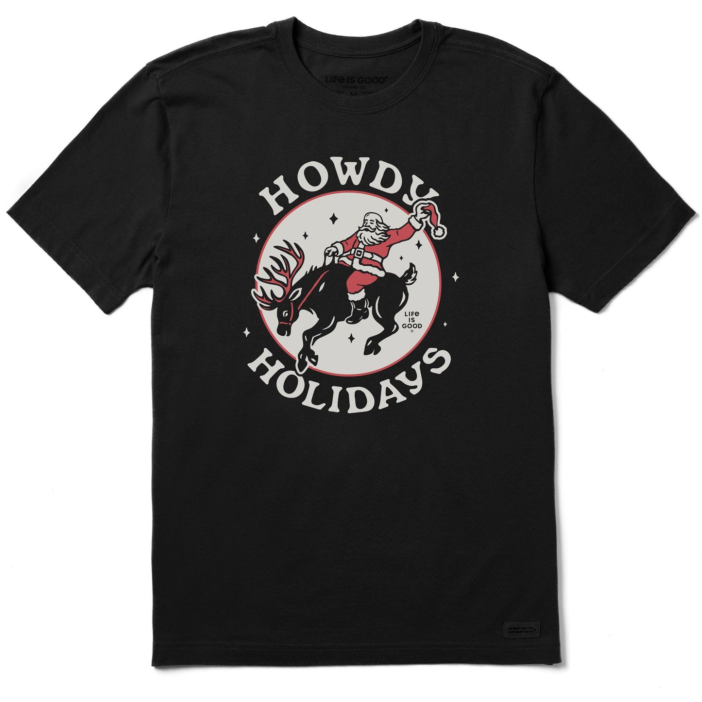 Men's Howdy Holidays Short Sleeve Crusher Tee