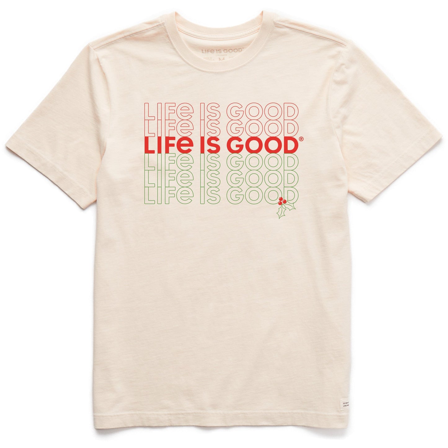 Men's Holiday Stack Short Sleeve Crusher Tee