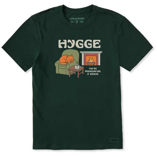 Men's Hygge Pronunciation Short Sleeve Crusher Tee