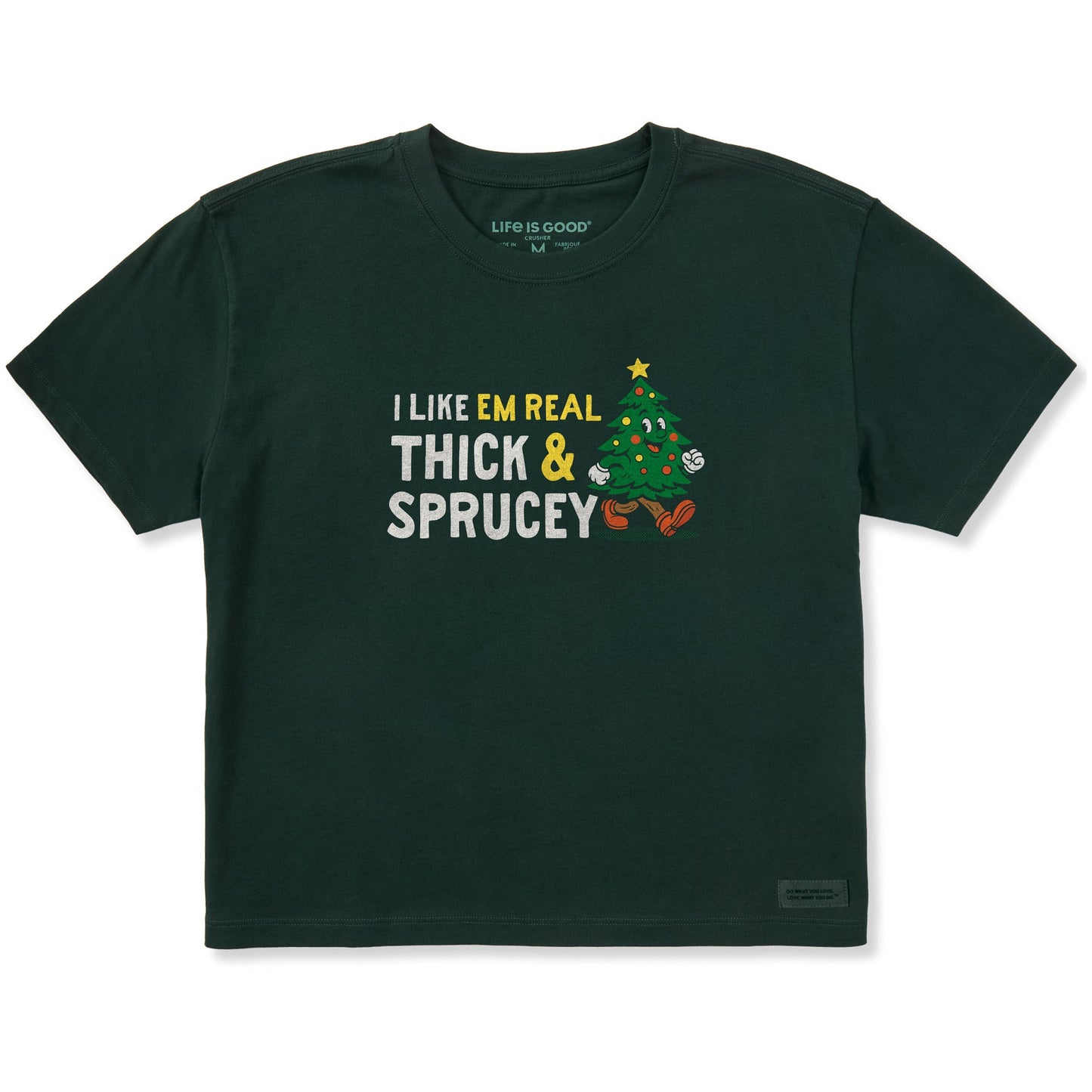 Women's Thick and Sprucey Short Sleeve Crusher Boxy Tee