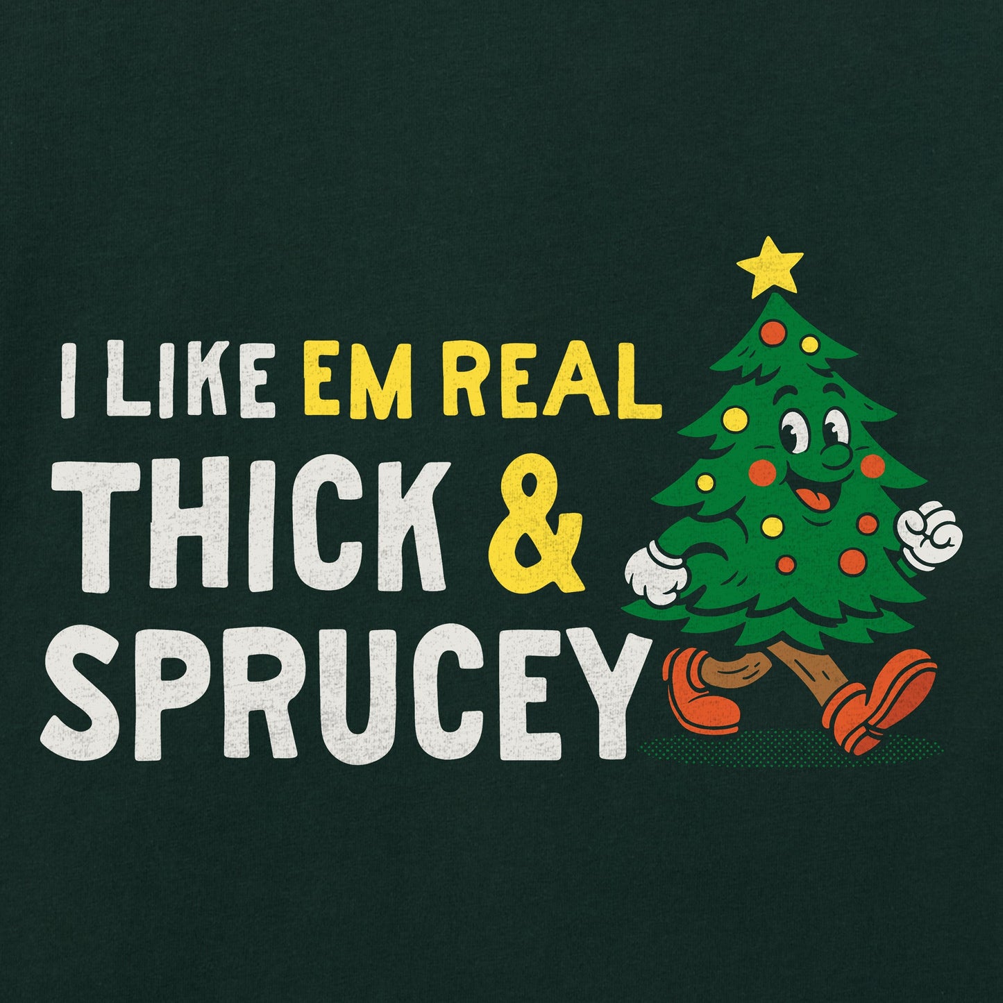 Women's Thick and Sprucey Short Sleeve Crusher Boxy Tee