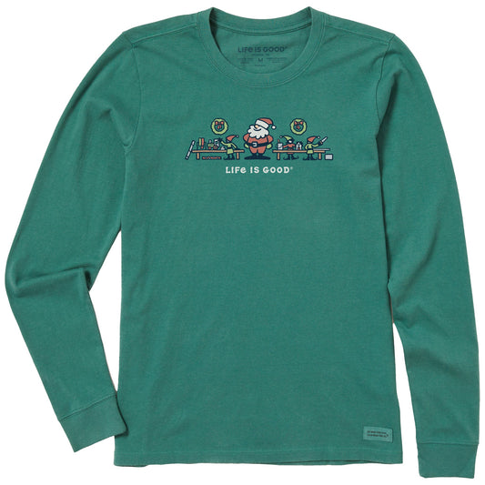 Women's Santa Workshop Vista Long Sleeve Crusher Tee