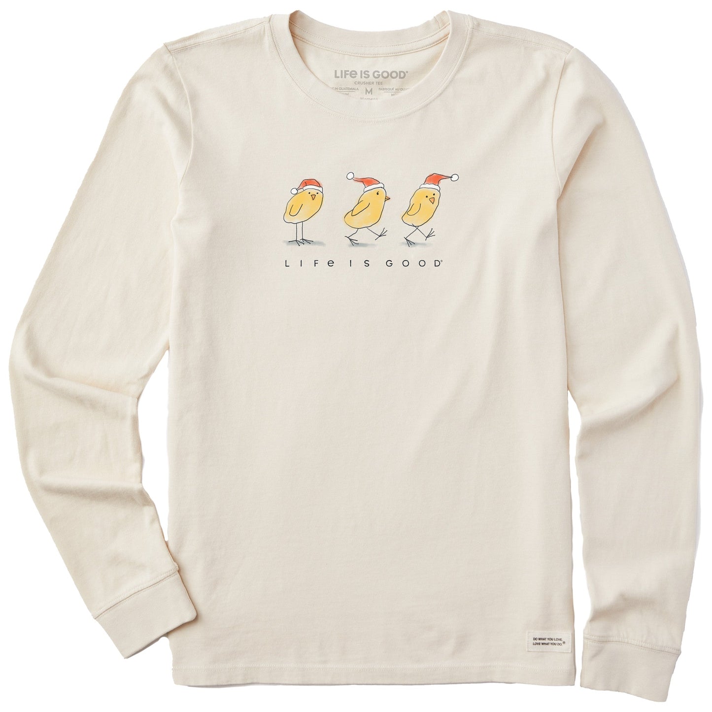 Women's Santa Chicks Long Sleeve Crusher Tee