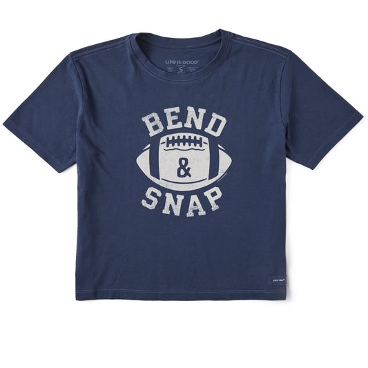 Women's Bend & Snap Short Sleeve Crusher Boxy Tee