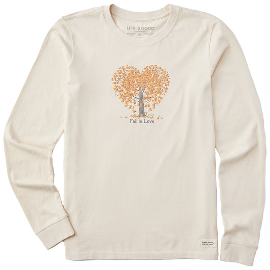 Women's Fall in Love Long Sleeve Crusher Tee
