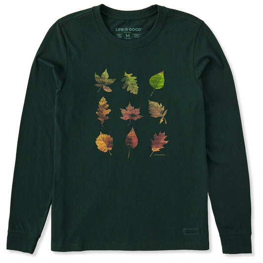 Women's Nine Leaves Long Sleeve Crusher Tee