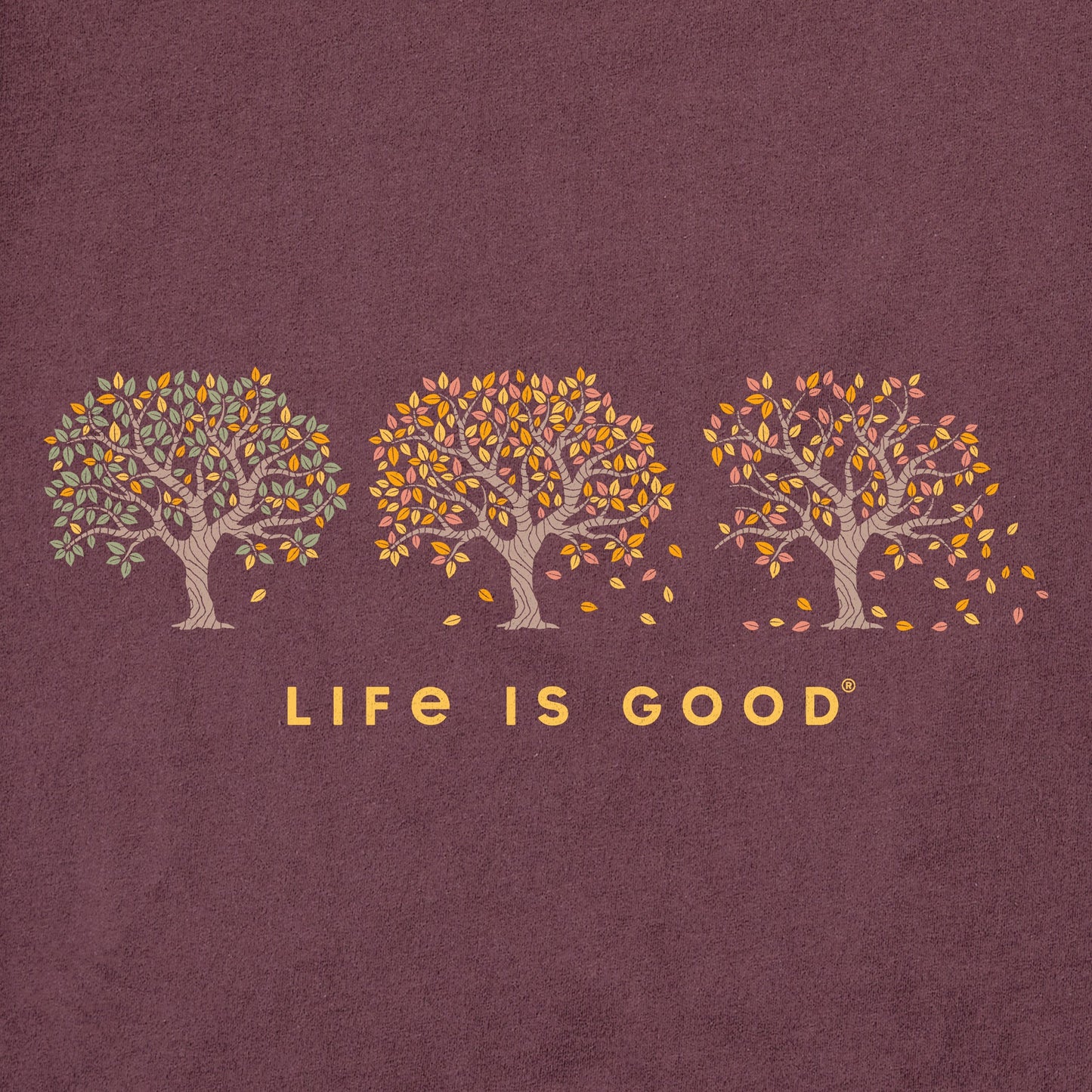 Women's Fall Leafs Leaving Long Sleeve Crusher Tee