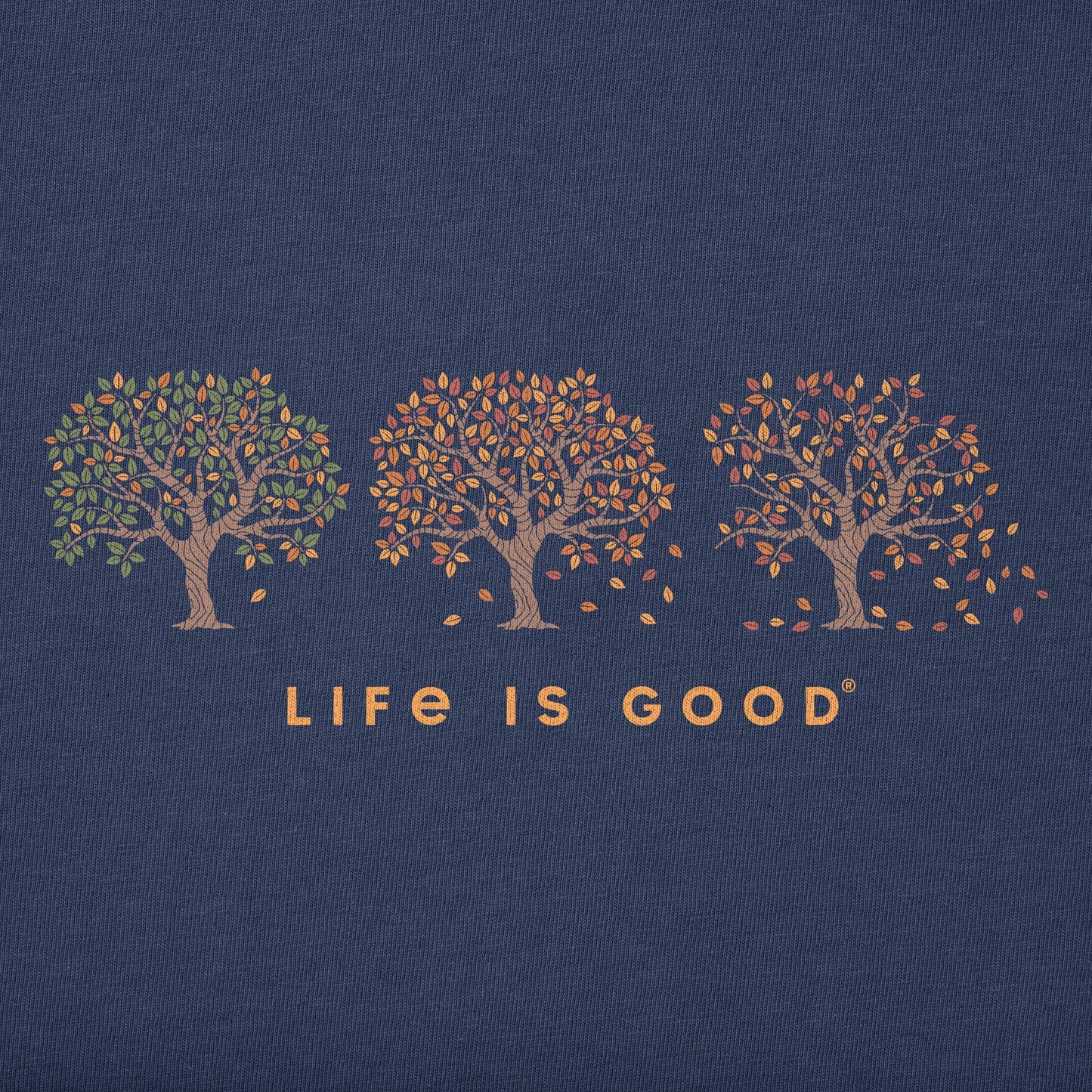 Women's Fall Leafs Leaving Simply True Fleece Crew