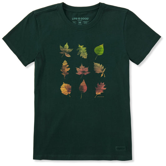 Women's Nine Leaves Short Sleeve Crusher Tee