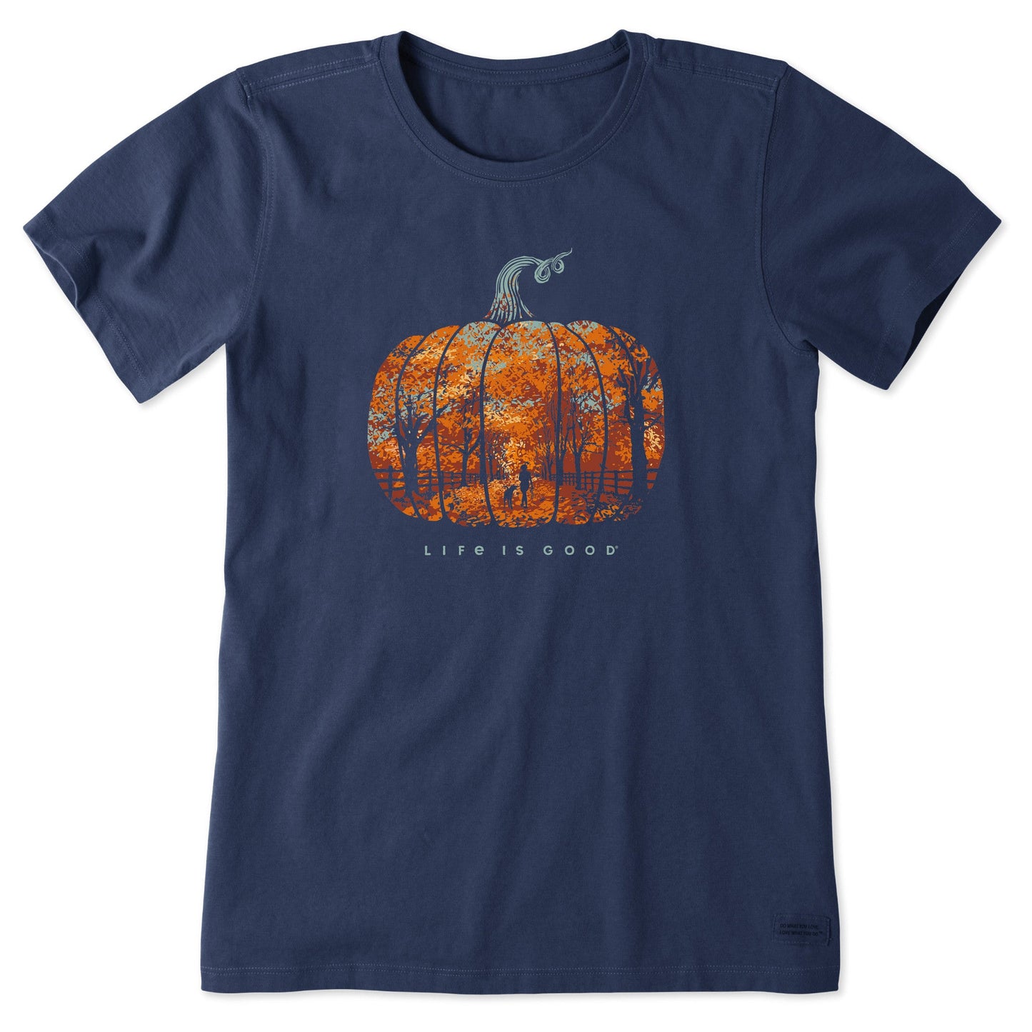 Women's Pumpkin Stroll Short Sleeve Crusher Tee