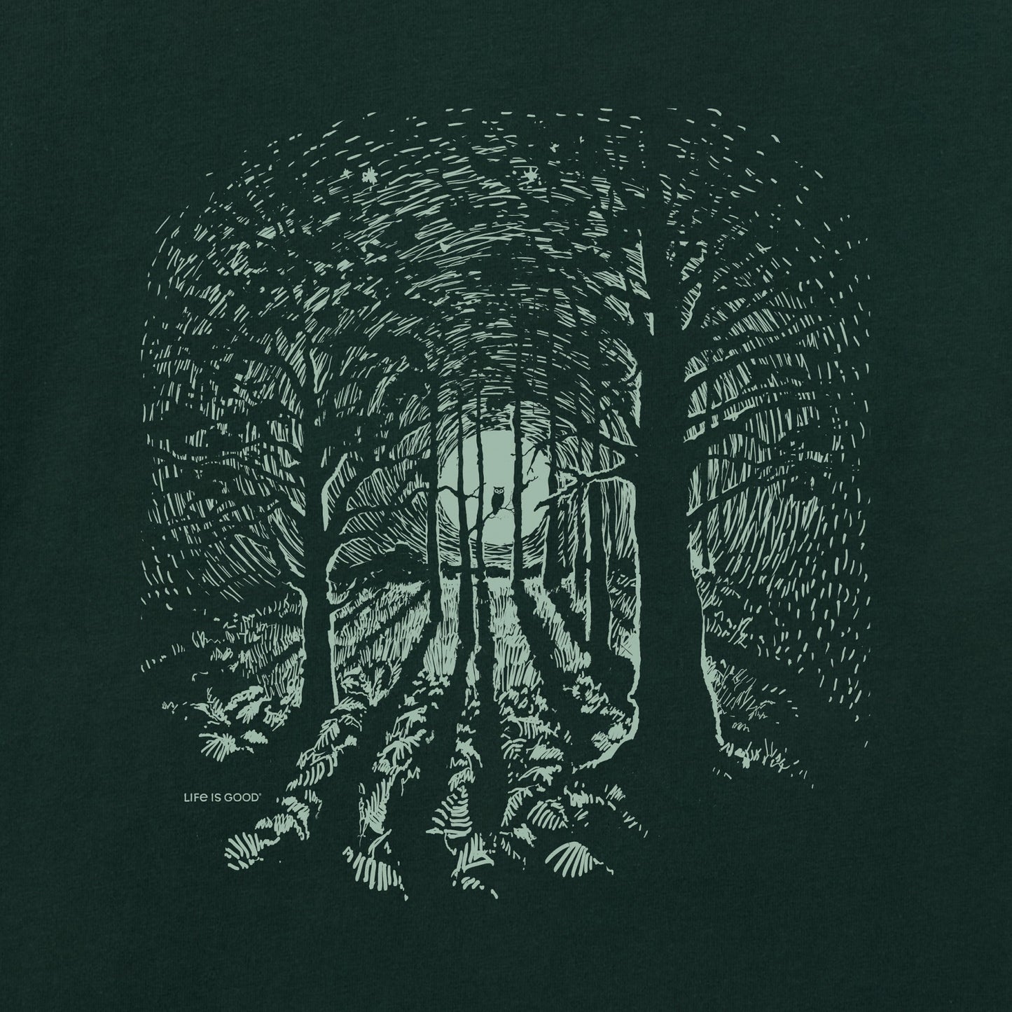 Men's Forest Glow Short Sleeve Crusher Tee