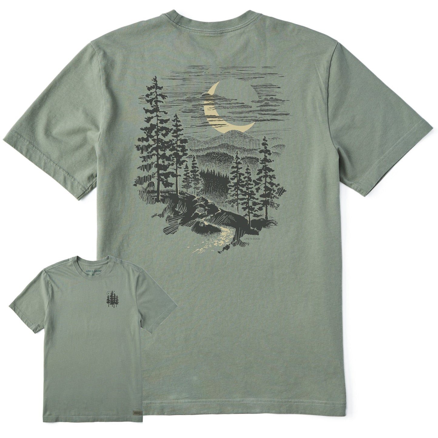 Men's Crescent Mountain Short Sleeve Crusher Tee