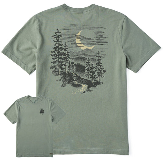 Men's Crescent Mountain Short Sleeve Crusher Tee