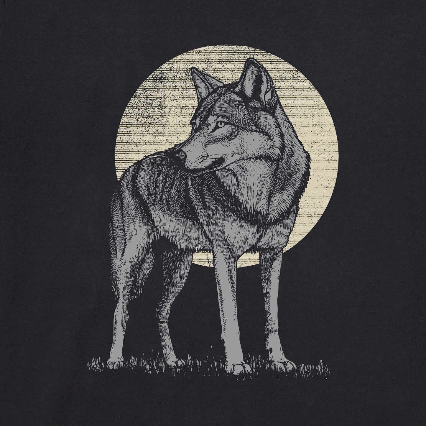 Men's Wolf Moon Short Sleeve Crusher Tee