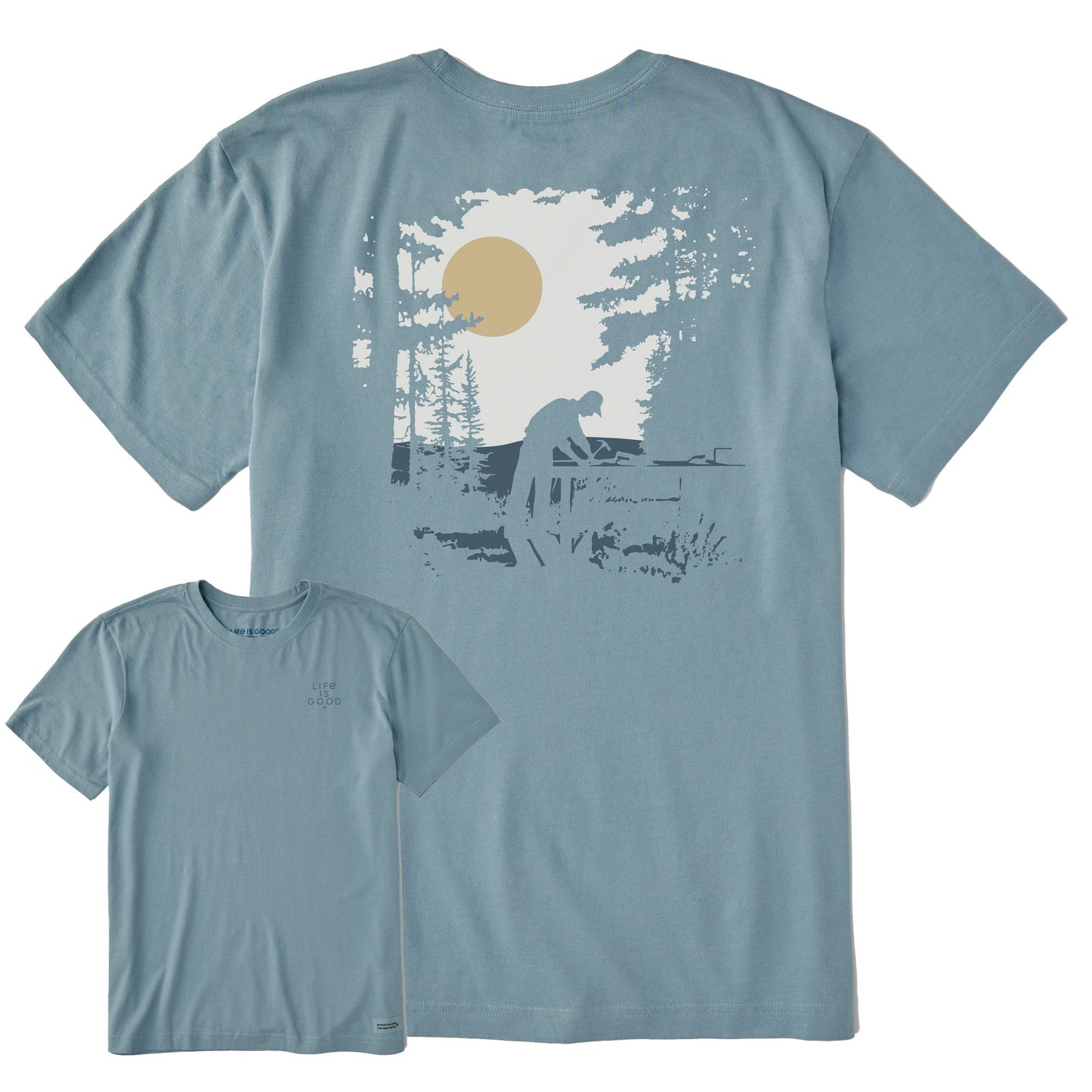 Men's Work in the Woods Short Sleeve Crusher Tee