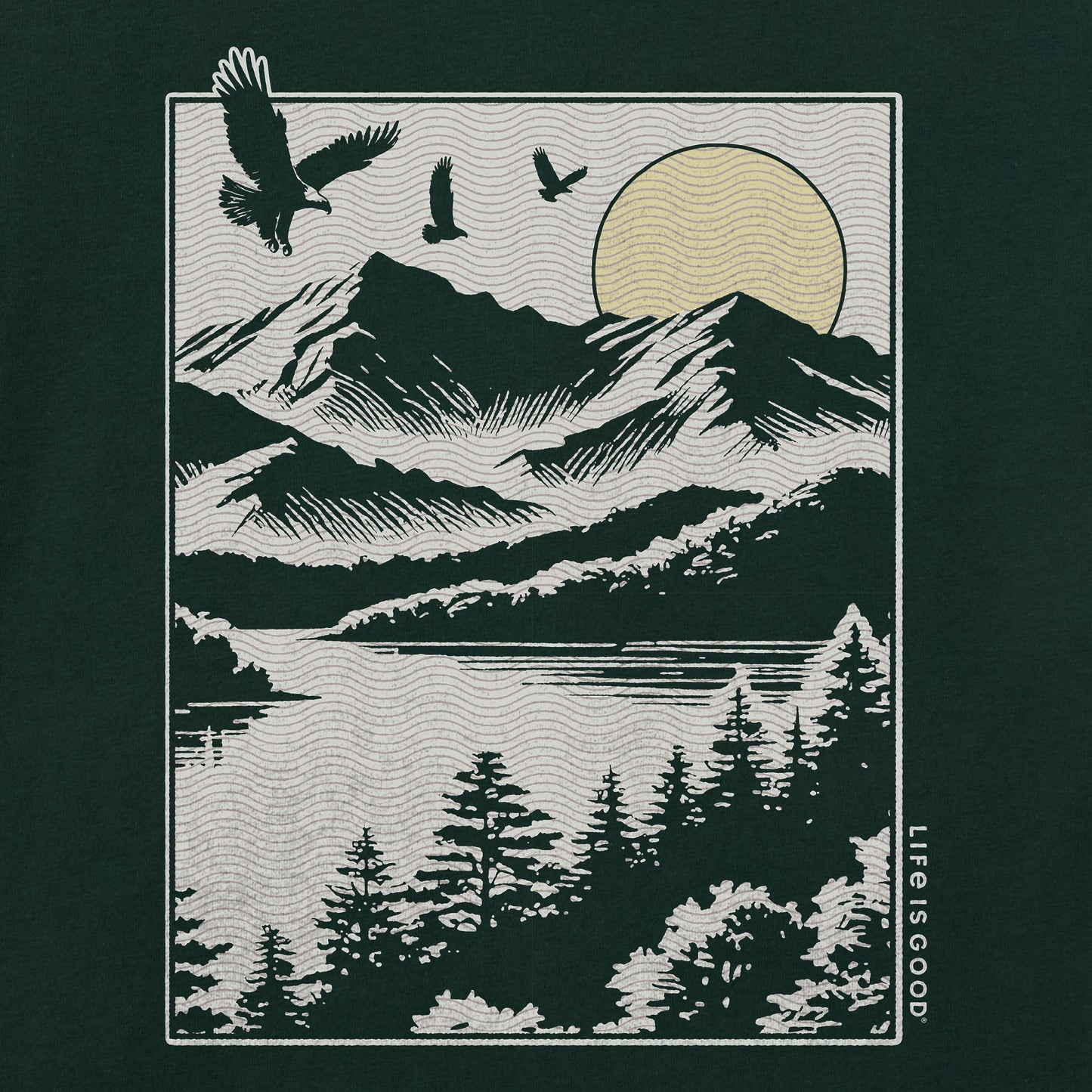 Men's Eagle Mountain Window Short Sleeve Crusher Tee