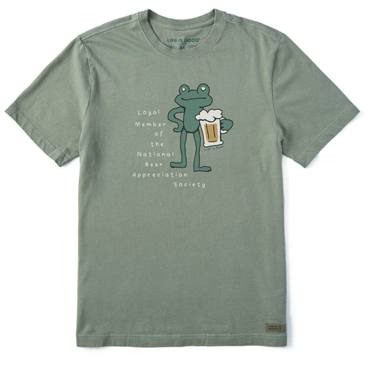 Men's National Beer Appreciation Frog Short Sleeve Tee